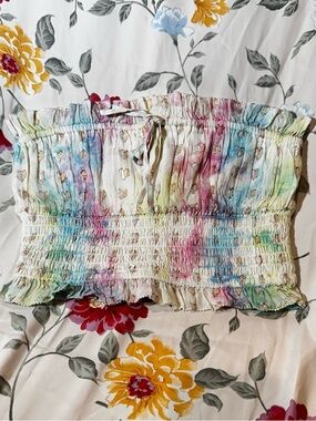 MAJORELLE SIESTA KEY TOP IN TIE DYE MULTICOLOR WOMENS SIZE XS LIKE NEW